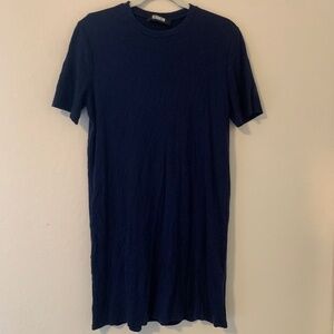 Reformation T-Shirt Dress, Navy Size M